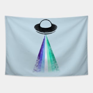 Gaylien Gay Pride UFO Tapestry