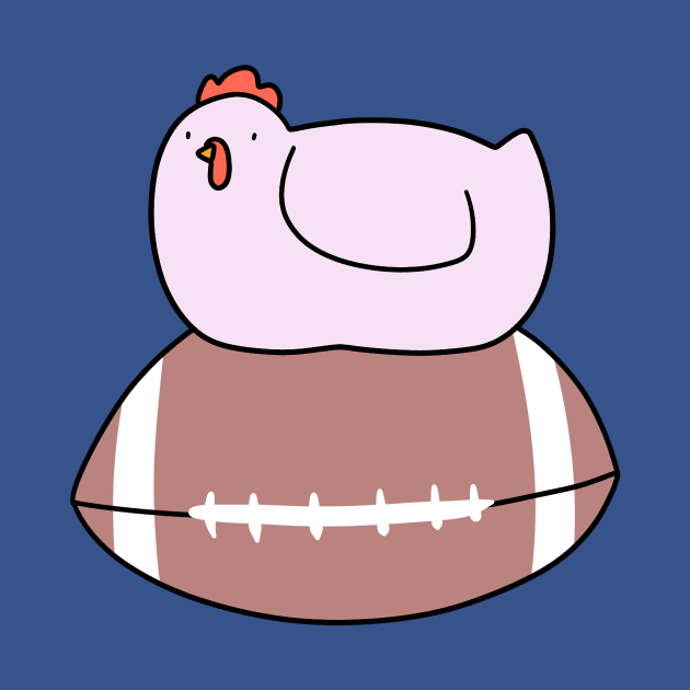 Chicken and Football by saradaboru