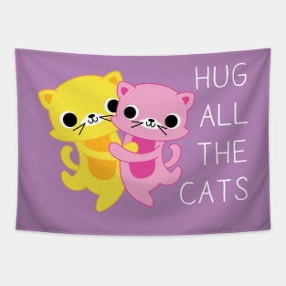 Hug All The Cats Tapestry