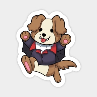 Vampire dressed pup Magnet