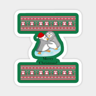 Penguin Christmas Sweater Magnet