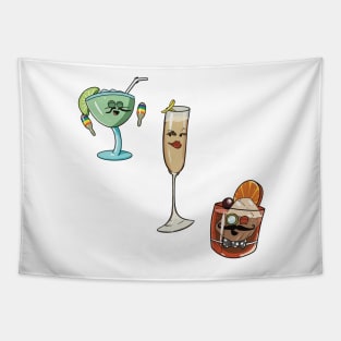 Cocktail Party Sticker Pack Tapestry