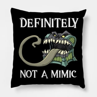 Mimic Creature Meme Illustration RPG Roleplaying Humor Gift Pillow