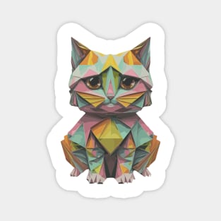 Cute Origami Cat Magnet