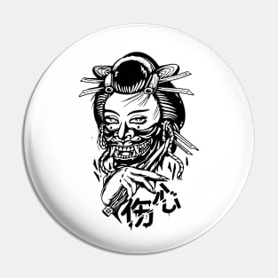 Geisha by Digent.ink Pin