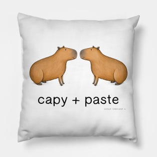 Capy + Paste Pillow