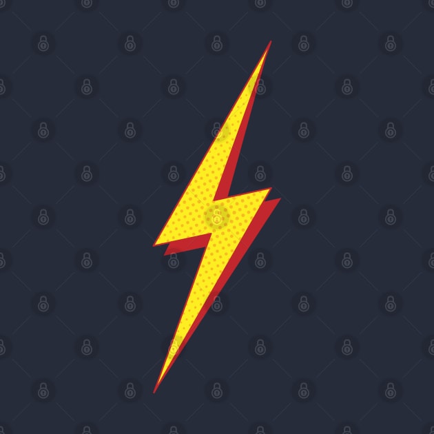 Lightning Bolt - Halftone Design by Hotshots