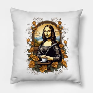 gioconda coffe Pillow