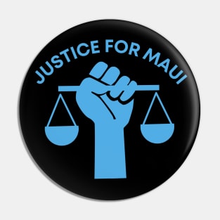 Justice for Maui Pin