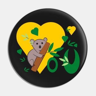 Sweet koala love Pin