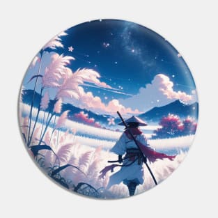 Samurai - Anime Art Pin