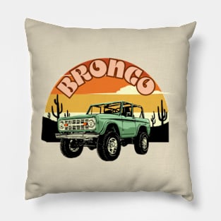 Retro Bronco Pillow