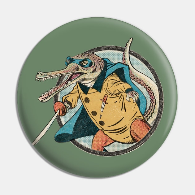 The Gavial Blade Pin by ThirteenthFloor