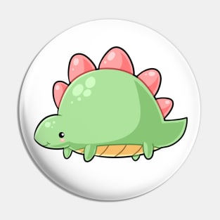 Kawaii dinosaur - stegosaurus Pin