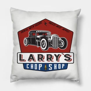 Larry's Chop Shop Pillow