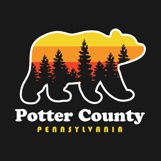 Potter County Pennsylvania Bear Hunting Camping by PodDesignShop