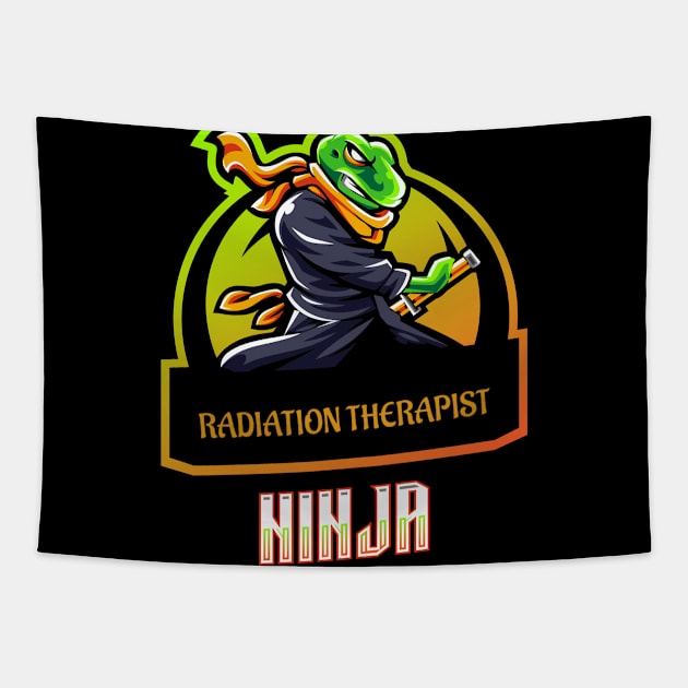 Radiation Therapist Ninja Tapestry by ArtDesignDE