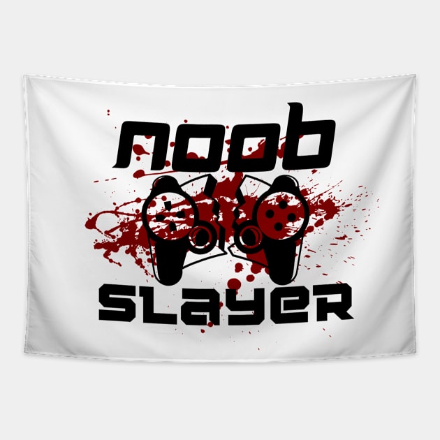 Noob slayer Tapestry by holy mouse