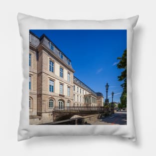 Leine Castle, Hanover, Lower Saxony, Germany, Europe Pillow