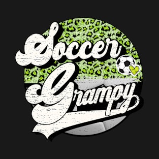 Soccer Grampy Vintage Soccer Family Matching T-Shirt