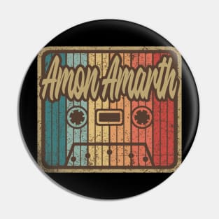 Amon Amarth Vintage Cassette Pin