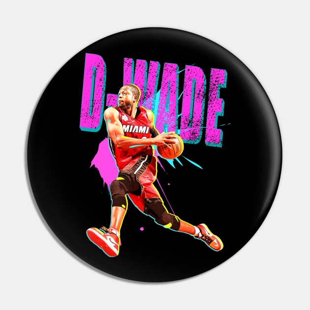 D-Wade Paint Pin by RetroVania