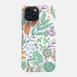 Fruit & Leaf Pattern Phone Case