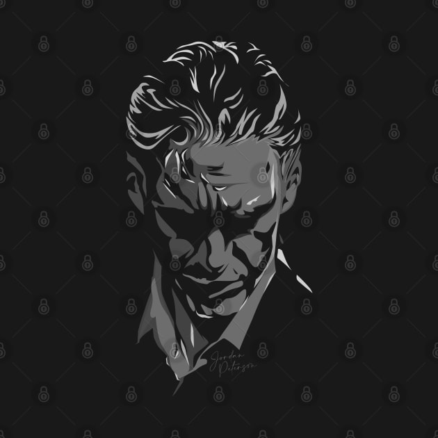 Jordan Peterson Digital Art Portrait by Pong Lizardo