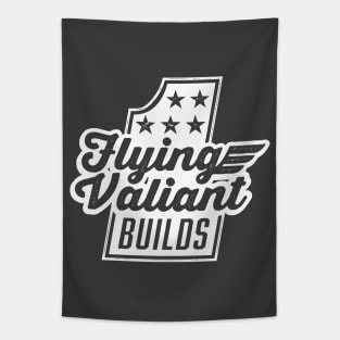 Flying Valiant Builds - (Stunt Style - White on Asphalt) Tapestry