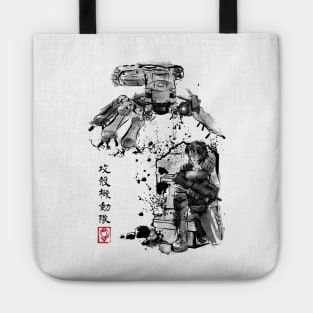 Major vs Tank sumi-e Tote