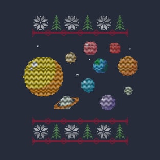 Solar System and Planets Ugly Sweater T-Shirt