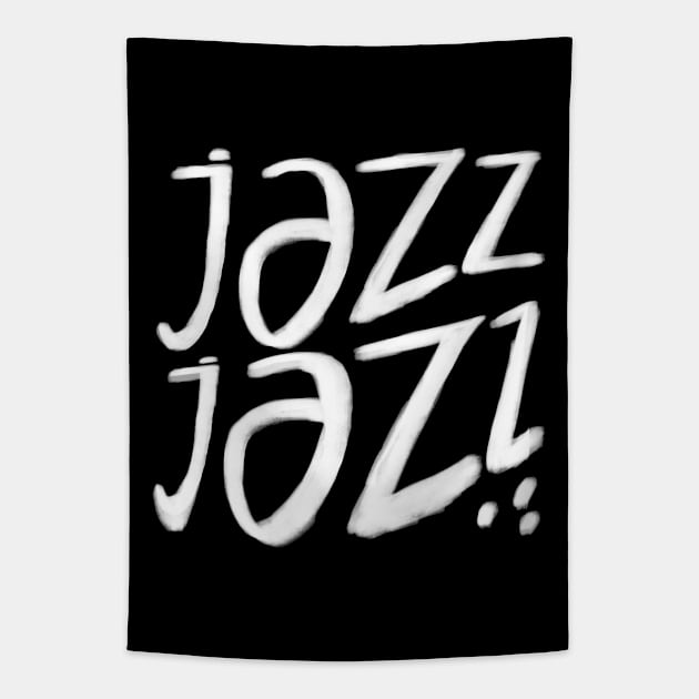 Jazz, Jazz Dance, Jazz Music Tapestry by badlydrawnbabe