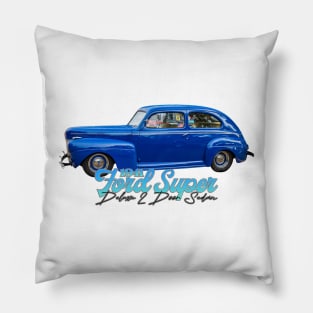 1941 Ford Super Deluxe 2 Door Sedan Pillow