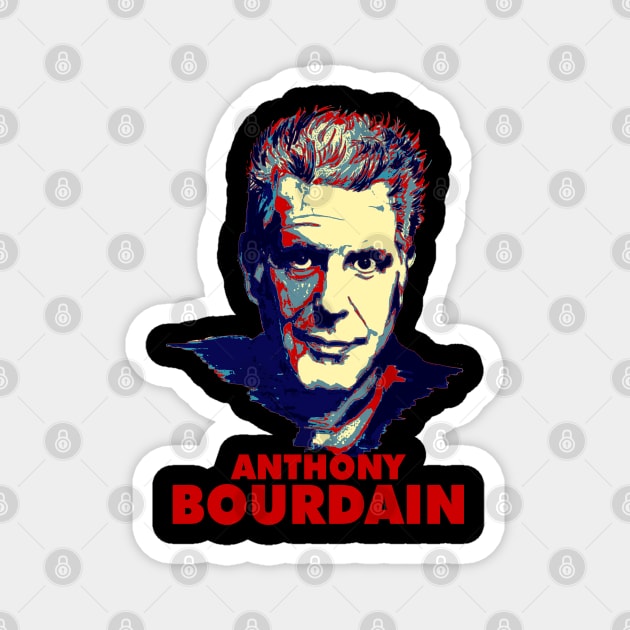 Anthony Bourdain Magnet by OcaSign