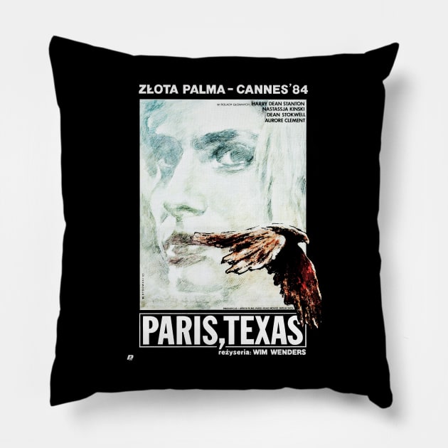 Paris, Texas Pillow by Scum & Villainy