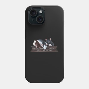 The more people I meet, the more I love my rats Phone Case