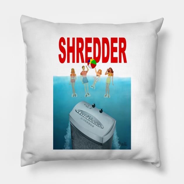SHREDDER Pillow by macccc8
