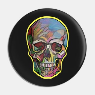 The Happy Skull (Yellow) Pin