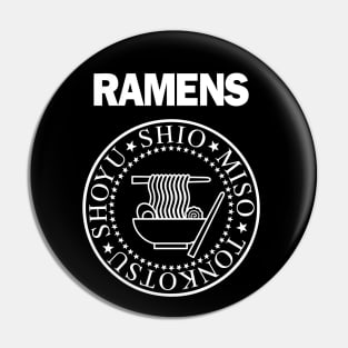 RAMENS (white) Pin