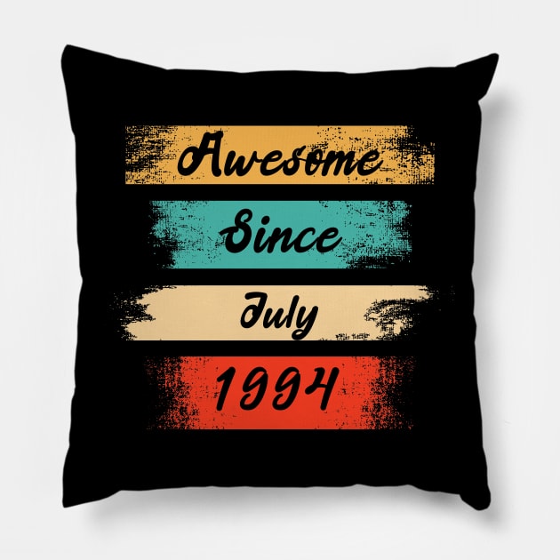 awesome since july 1994 Pillow by ElRyan