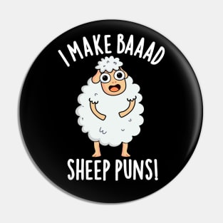 Sheep Happens Funny Poop Pun Pin