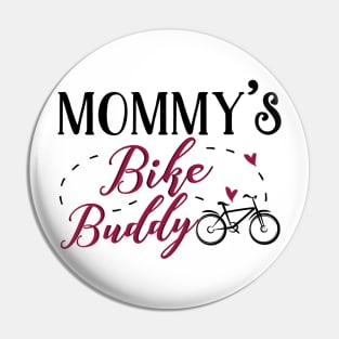 Bike Mom and Baby Matching T-shirts Gift Pin