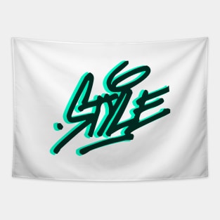 Style- graffiti tag Tapestry