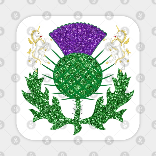 Scottish Thistle Magnet by ellenaJ