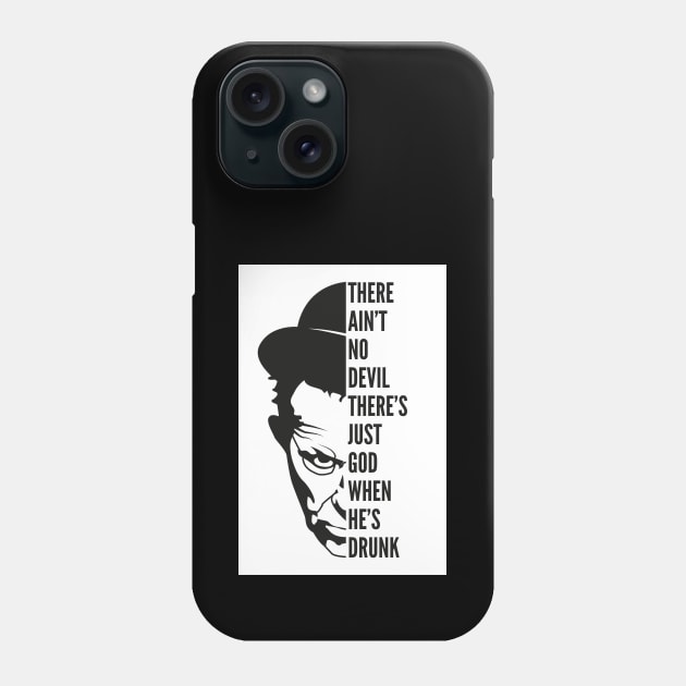 Tom Waits - No Devil Phone Case by sqwear