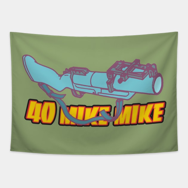 40 Mike Mike Tapestry by Toby Wilkinson