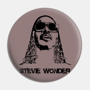 Stevie Wonder-Pencil Art Pin