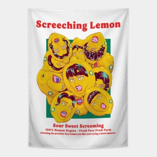 Screeching Lemon Tapestry