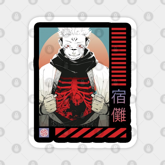 MANGA JUJUTSU KAISEN 0 UT GRAPHIC T-SHIRT PI9 Magnet by Huko