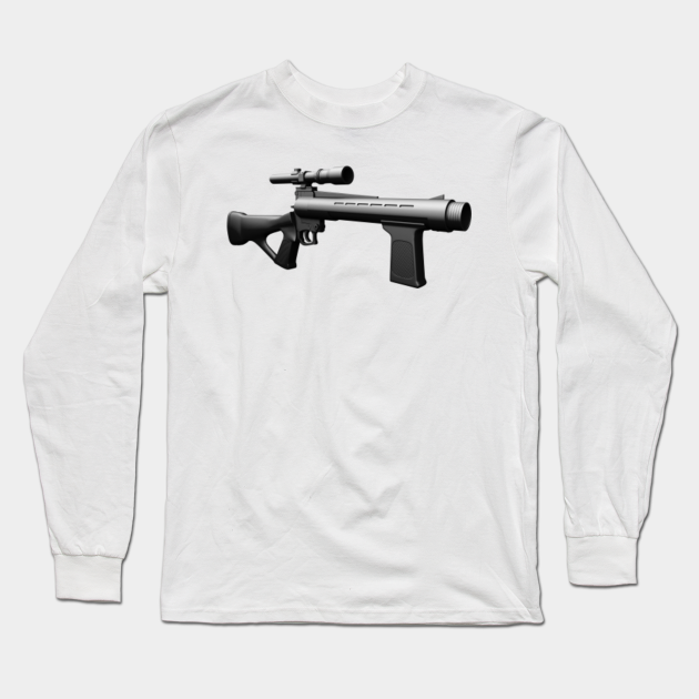 The Mandalorian Deathwatch Rifle Blaster Replica Mandalorian Long Sleeve T Shirt Teepublic